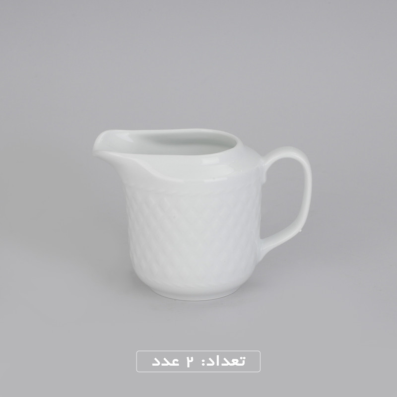 سرویس غذاخوری 102 پارچه چینی زرین ایران سری رادیانس مدل White درجه یک