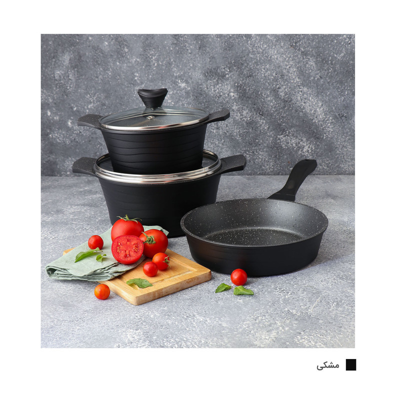 سرویس پخت و پز 5 پارچه دسینی مدل Rejina