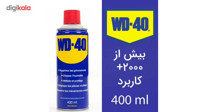 اسپری روان کننده WD-40 مدل GUMMY حجم 400 میلی لیتر بسته 24 عددی