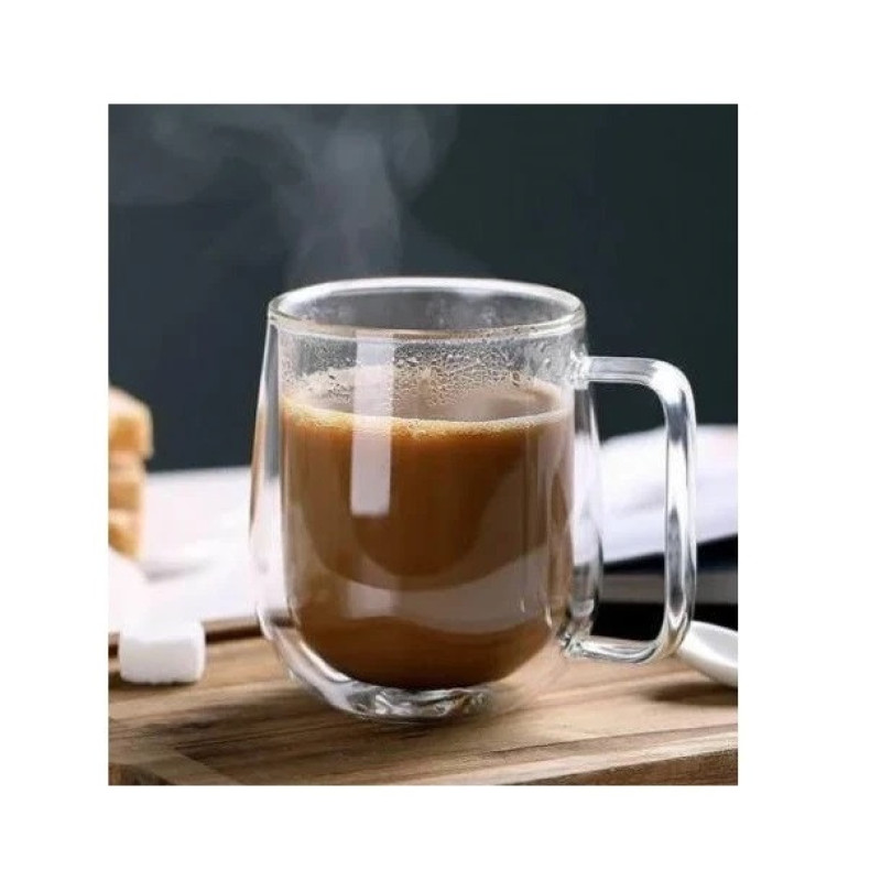 لیوان ناتالی مدل دوجداره دسته دار کد 1369n 380