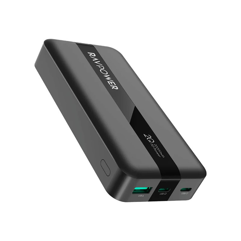پاوربانک راوپاور مدل RP-PB1235 ظرفیت 20000 میلی آمپر ساعت