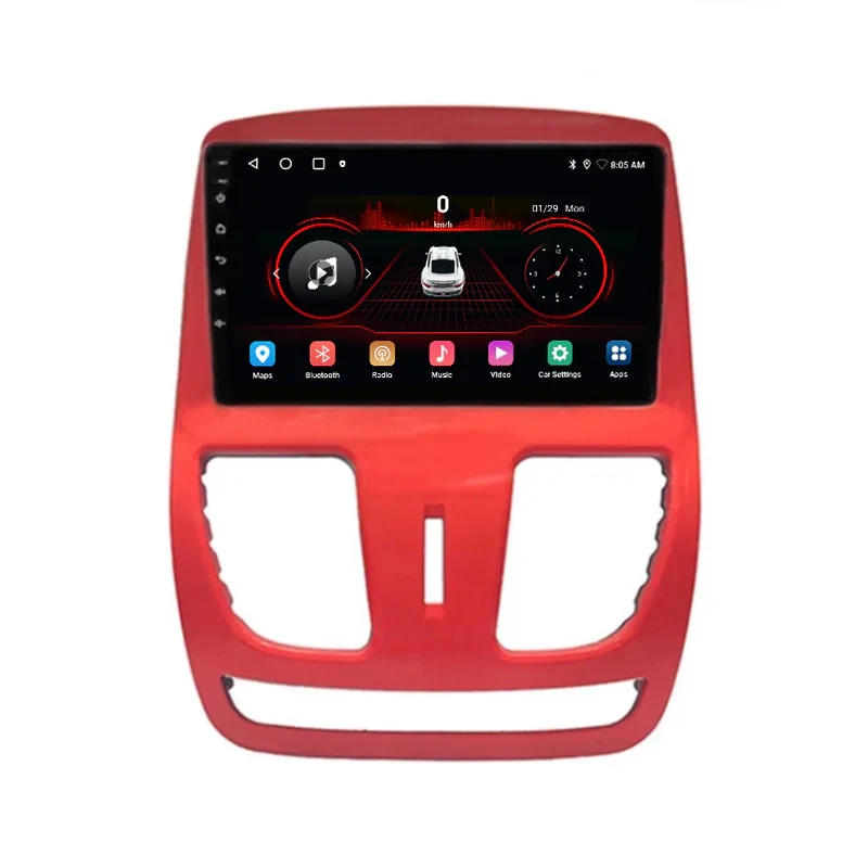 پخش کننده تصویری خودرو کاروین مدل V800 pro مناسب برای کوییک