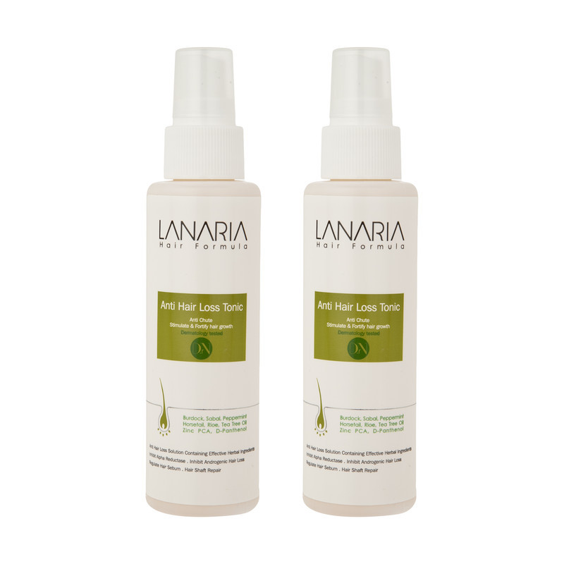 تونیک تقویت کننده مو لاناریا مدل Tea Tree حجم 150 میلی لیتر مجموعه 2 عددی