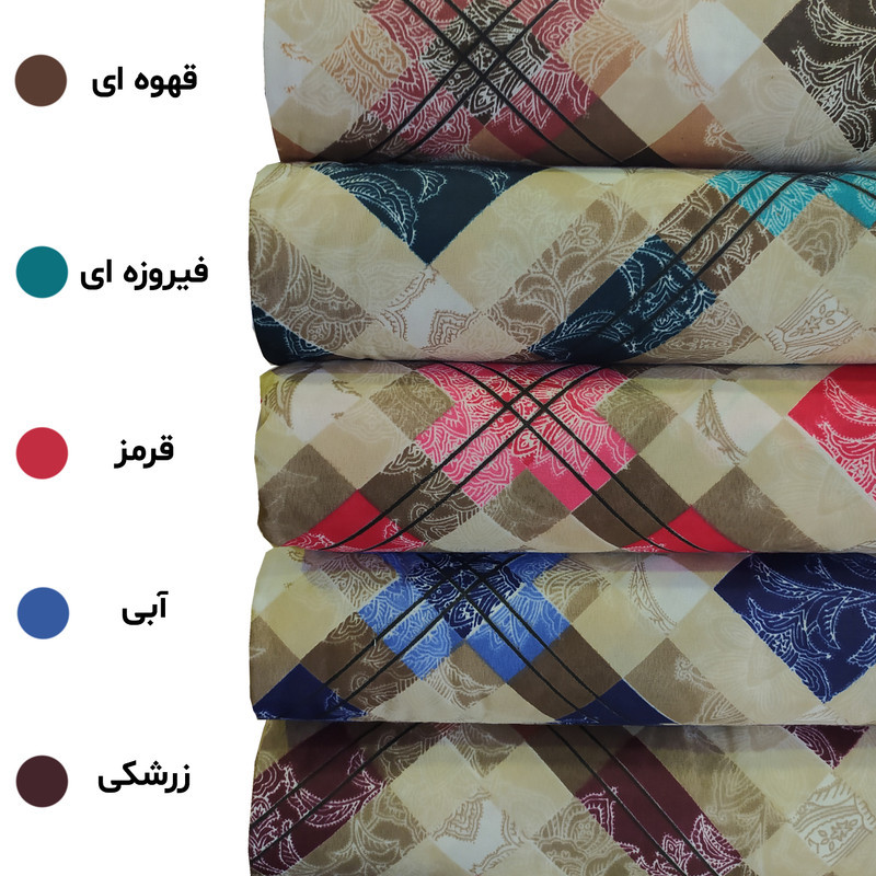 ملحفه تشک مهمان سندس مدل پیمان کد F957 سایز 190x90 سانتی متر