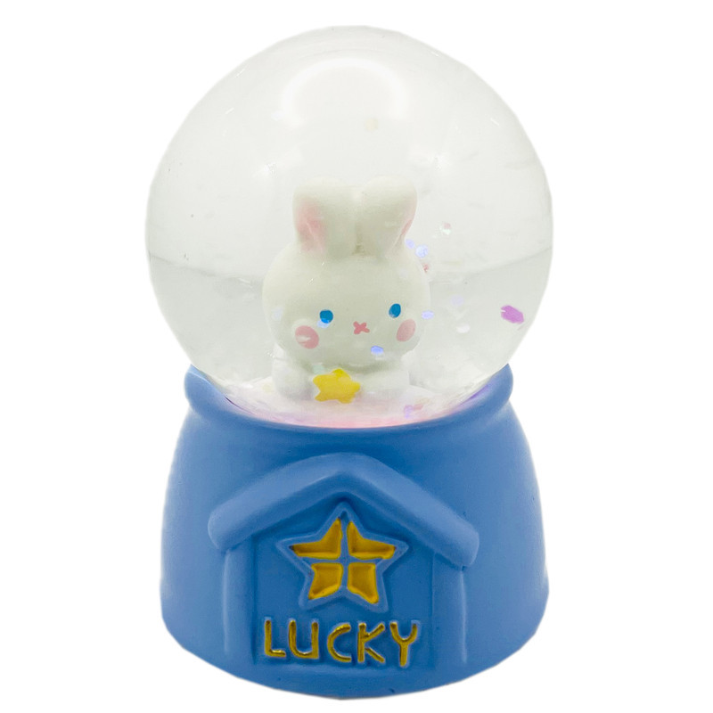 گوی چراغ‌دار مدل Lucky طرح بچه خرگوش خوش شانس کد ABCD1623.15