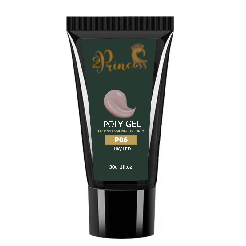 پلی ژل کاشت ناخن پرنسس مدل P06 وزن 30 گرم