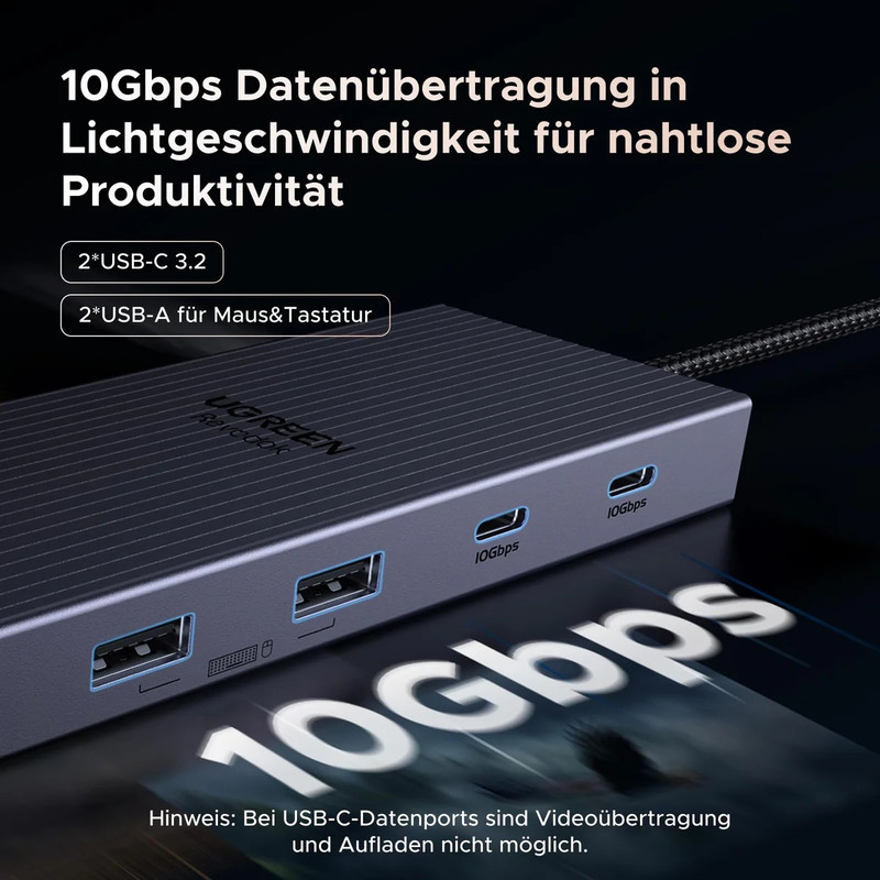 هاب 12 پورت USB-C یوگرین مدل CM886-55767