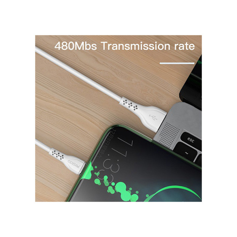 کابل تبدیل USB به USB-C یسیدو مدل CA7I طول 1 متر