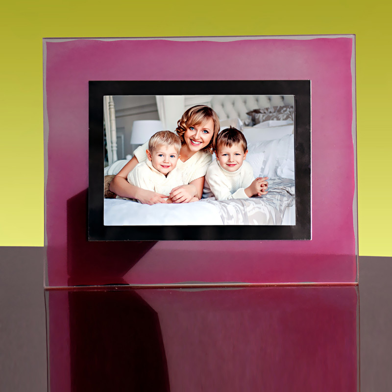 قاب عکس مدل شیشه رنگی کد 9x12