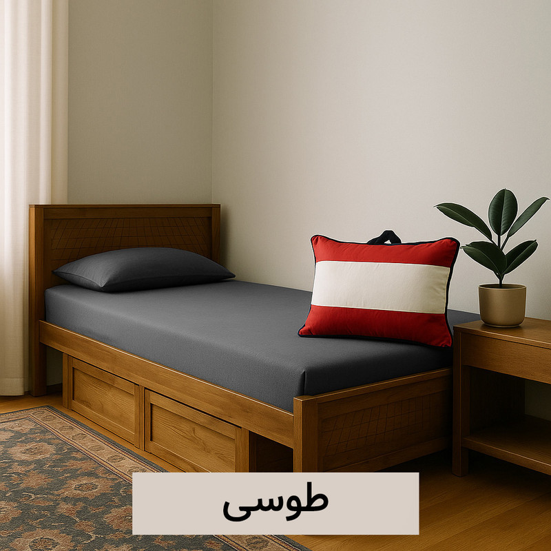 سرویس ملحفه 1 نفره 3 تکه کوکو جم مدل روبن