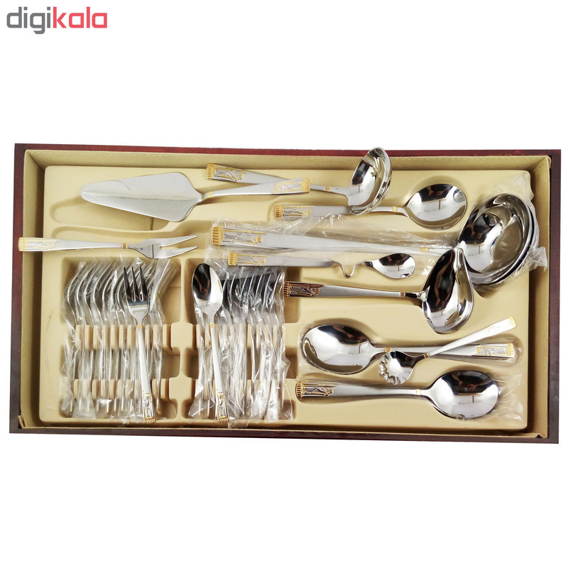 سرویس قاشق و چنگال 128 پارچه نیوهوم مدل HK800