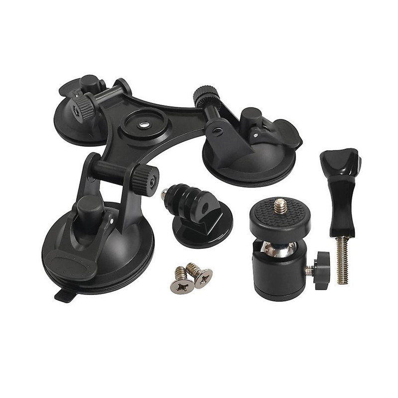 پایه نگهدارنده دوربین ورزشی مدل Triple Suction Cup