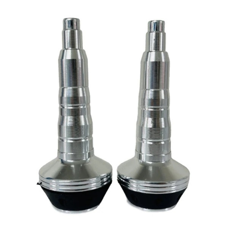 پروتکشن بدنه موتور سیکلت وارون مدل گوشکوبی CNC کد B-42-SLVR بسته 2 عددی