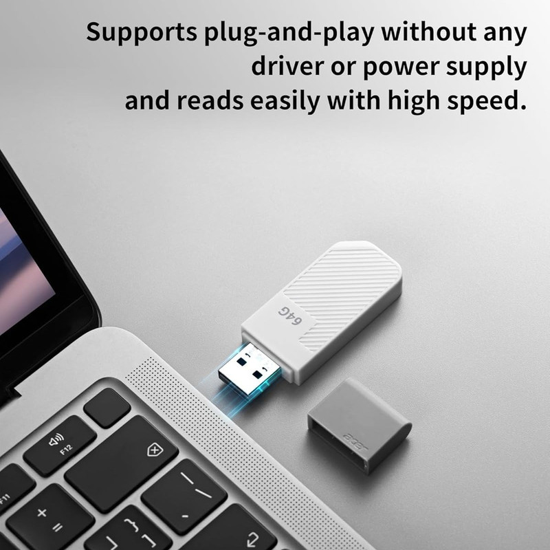 فلش مموری ایسر مدل UP300 ظرفیت 64 گیگابایت با رابط USB3.2 Gen1