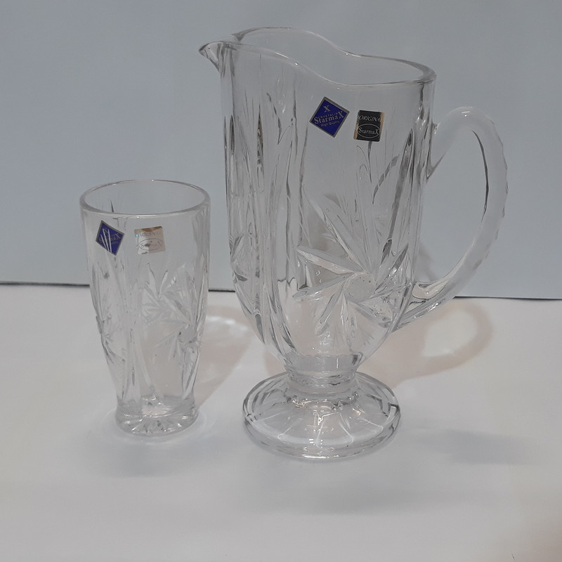 سرویس پارچ و لیوان 7 پارچه استارمکس سری پریما مدلk2