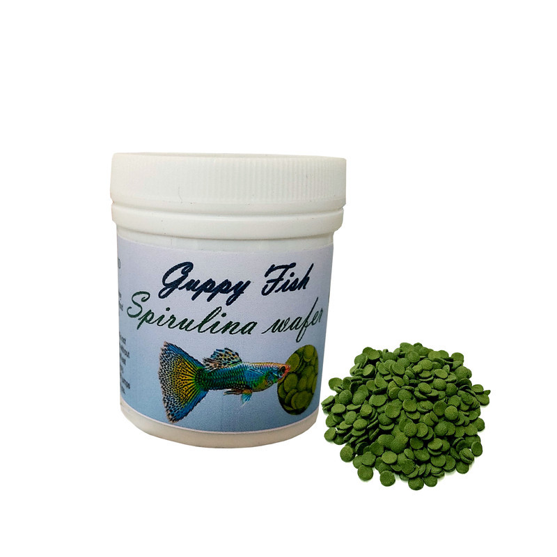غذای ماهی گوپی مدل Spirulina flake وزن 30 گرم