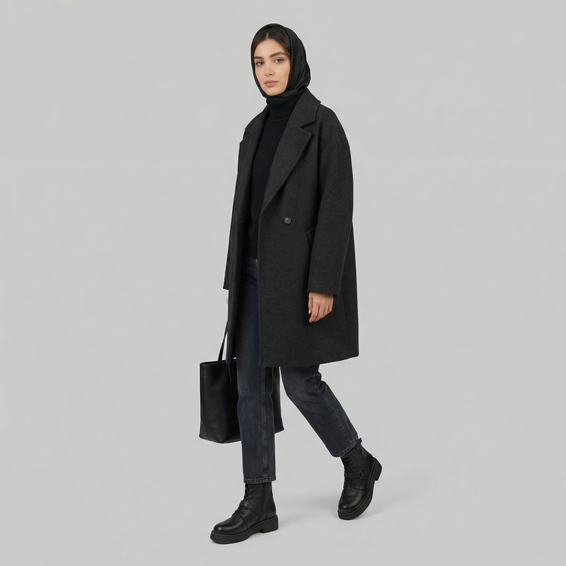 نیم بوت زنانه چرم وحید مدل ماریا کد 8713
