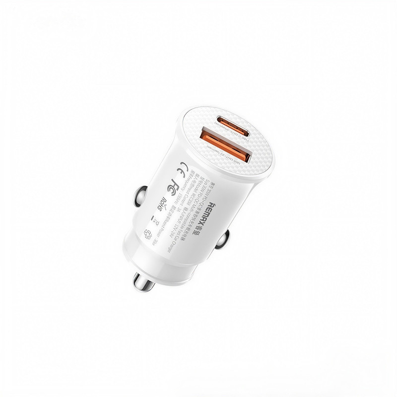 شارژر فندکی 30 وات دو پورت ریمکس مدل RCC358