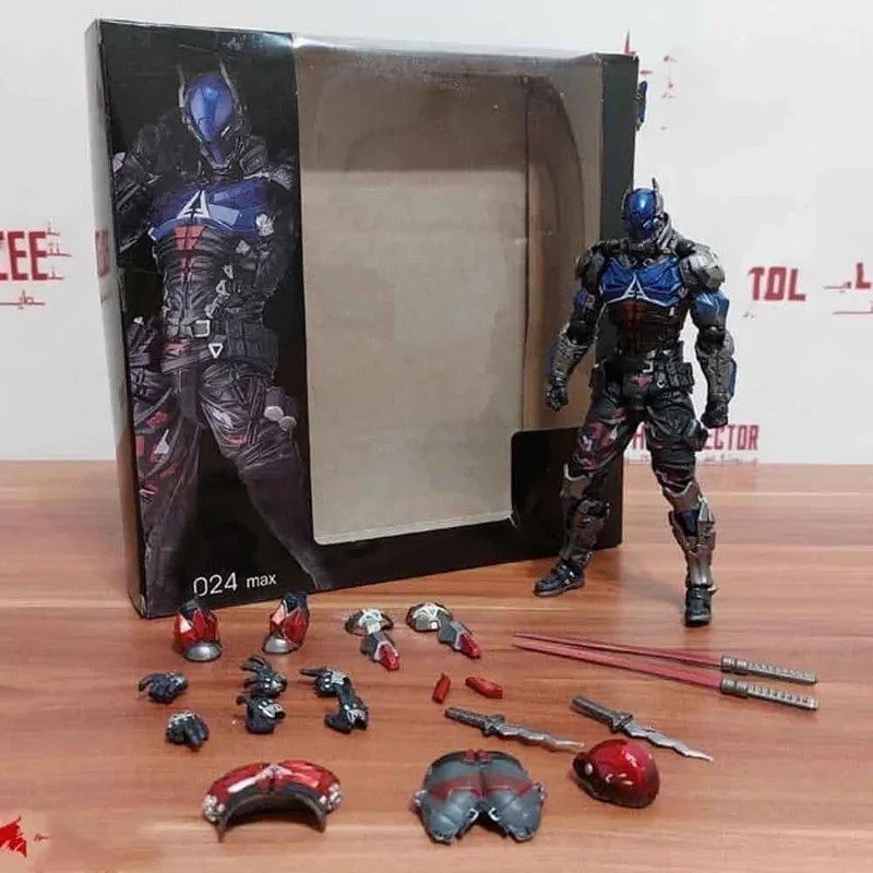 اکشن فیگور مدل بتمن پیشرفته Advanced Batman از شوالیه آرکام ارتفاع 15 سانتی‌متر