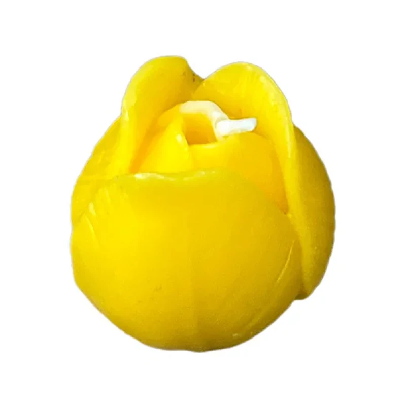 شمع دست ساز مدل غنچه رز