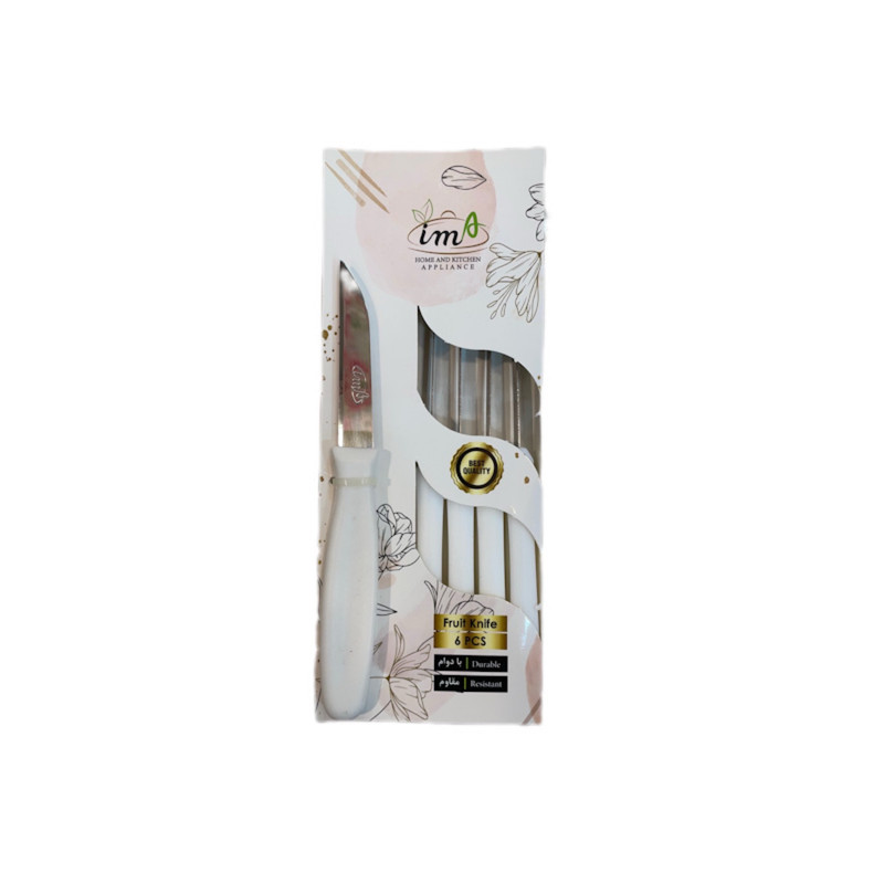 کارد میوه خوری ایما کد SM6 بسته ۶ عددی