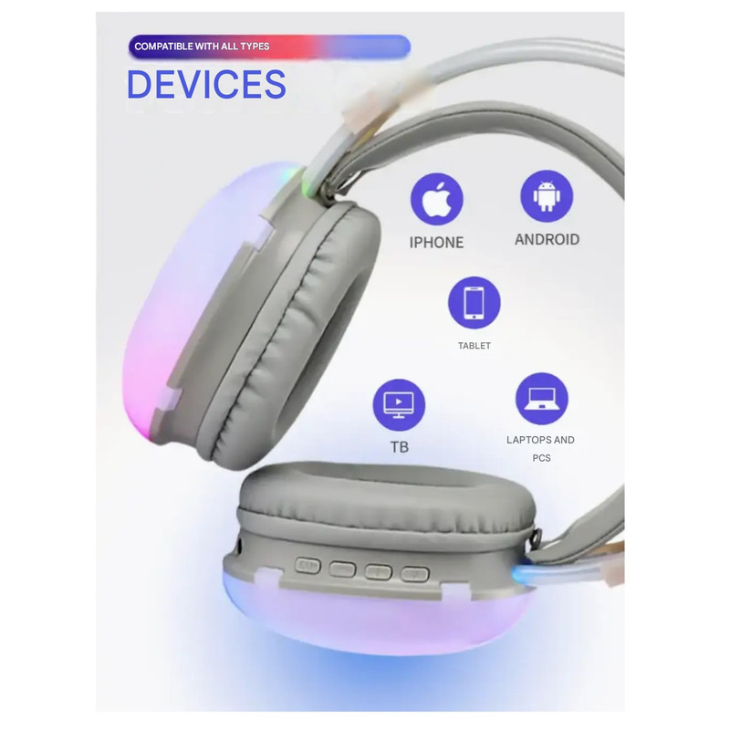 هدست مخصوص بازی بلوتوثی دوپریم مدل Uniguma RGB