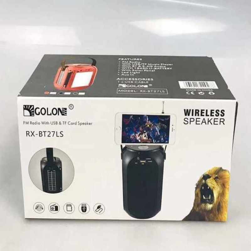 اسپیکر بلوتوثی قابل حمل گولون مدل RX-BT27LS