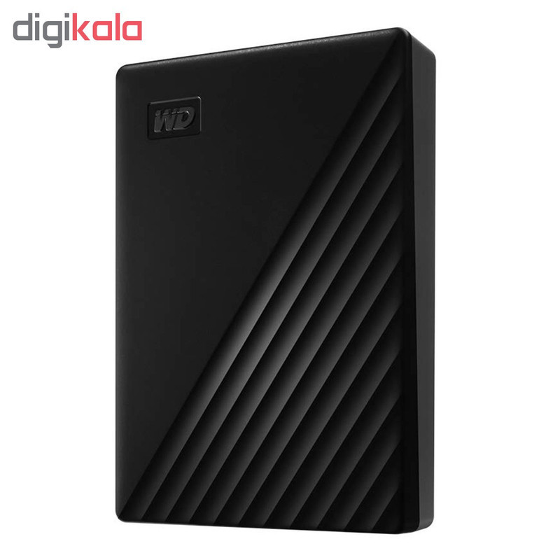 هارد اکسترنال وسترن دیجیتال مدل My Passport ظرفیت چهار ترابایت دارای رابط USB Type-A 3.2