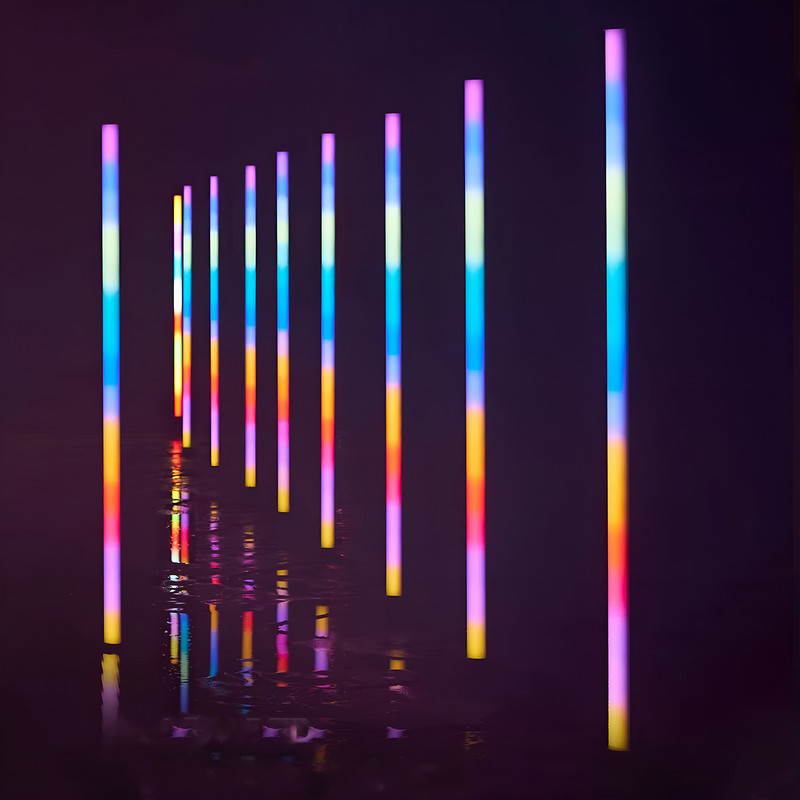 نور ثابت ال ای دی مولتی کالر چیکولایت مدل MULTI RGB100