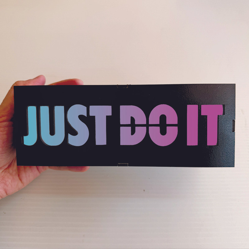 لایت باکس گیمینگ نئومی شاپ مدل JUST DO IT