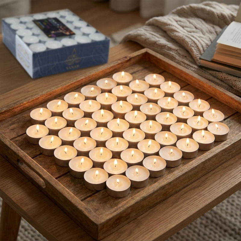 شمع وارمر یانار مدل tea light بسته 100 عددی