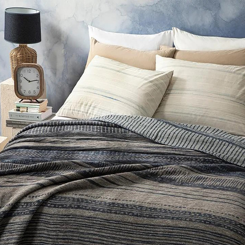 پتو انگلیش هوم مدل Texture Stripe سایز 150×200 سانتی متر