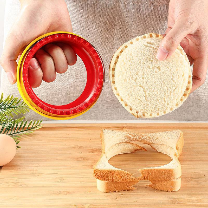 قالب ساندویچ و نان تست مدل فانتزی طرح دایره