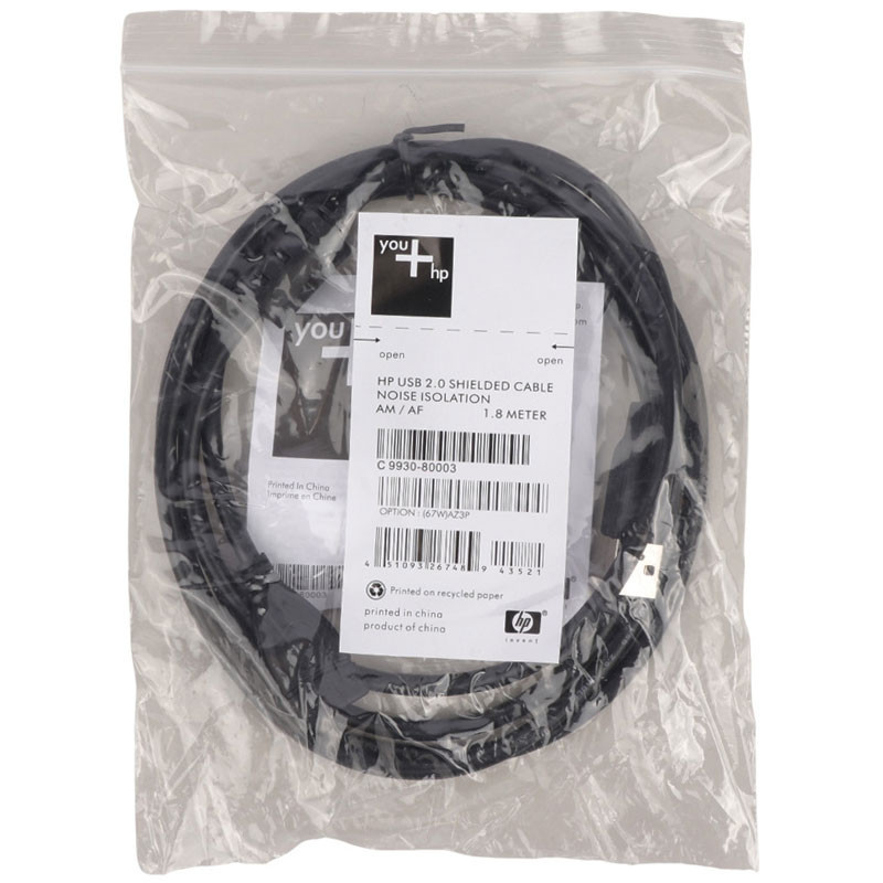 کابل افزایش طول USB 2.0 اچ پی مدل C9930 طول 1.7 متر
