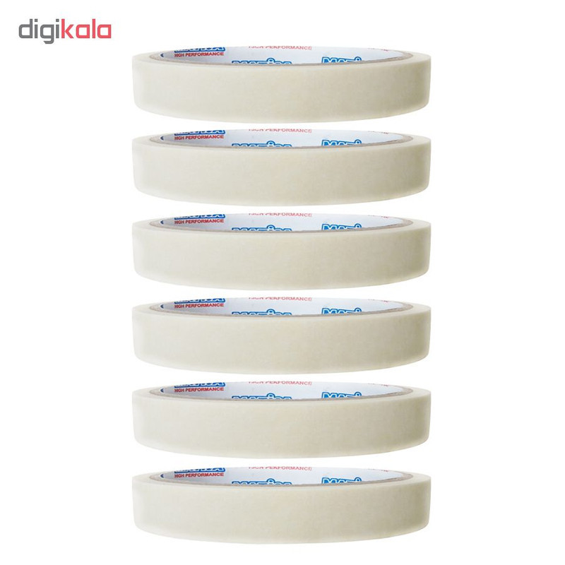 چسب کاغذی مدل HIGH PERFORMANCE عرض 2 سانتی متر بسته 6 عددی