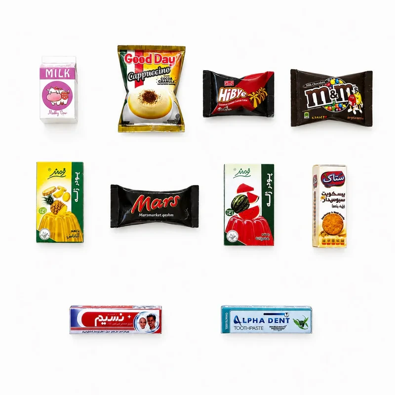 مگنت مدل مینیاتوری کد A11 مجموعه 10 عددی
