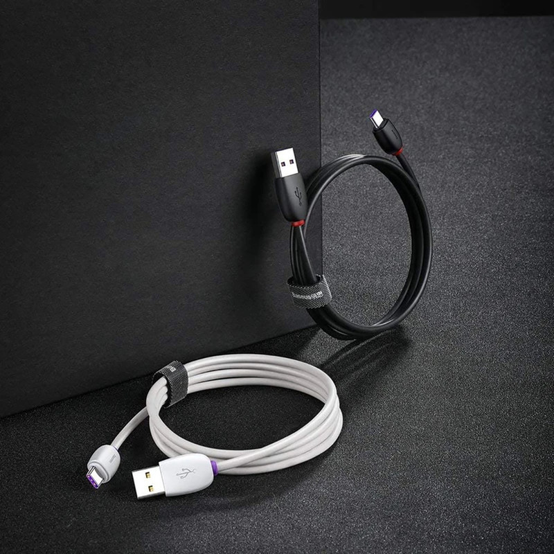 کابل تبدیل USB به USB-C باسئوس مدل CATZS-05 طول 1 متر