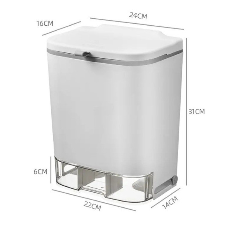 سطل زباله کابینتی مدل SQ8205