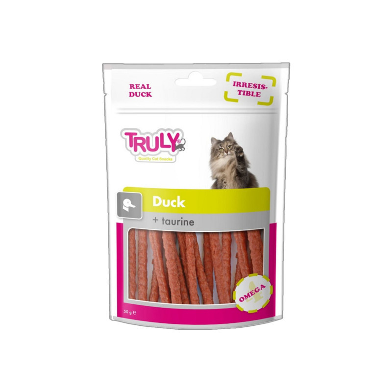 تشویقی گربه ترولی مدل Duck sticks Taurine وزن 50 گرم