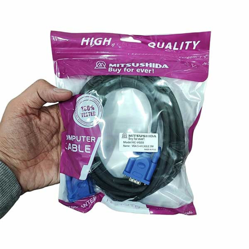کابل VGA میتسوشیدا مدل KC-VG015 طول 1.5 متر
