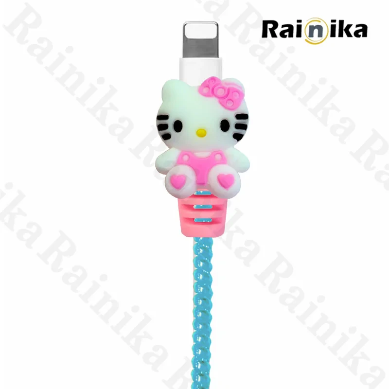 محافظ کابل شارژر رینیکا مدل Hello Kitty BBB B03 مجموعه 3 عددی