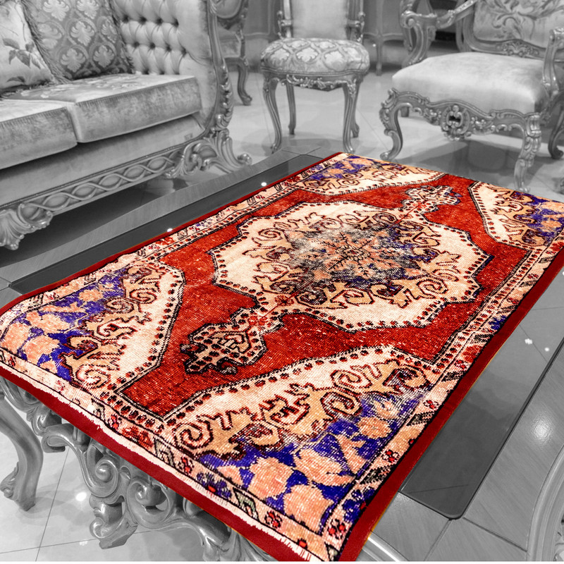رانر طرح فرش کد KN-ROldCarp65105