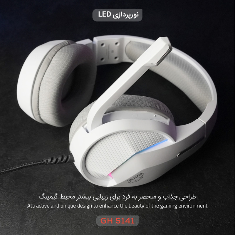 هدست گیمینگ تسکو مدل GH 5141 Zonyx RGB