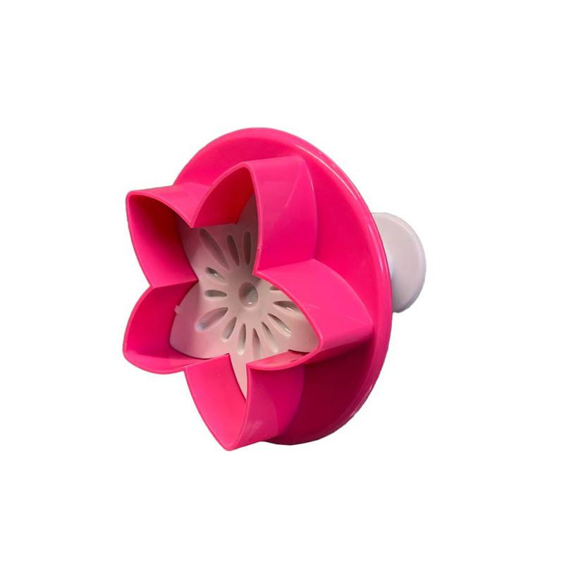کاتر شیرینی پزی مدل فشاری گل و برگ و ستاره مجموعه 3 عددی