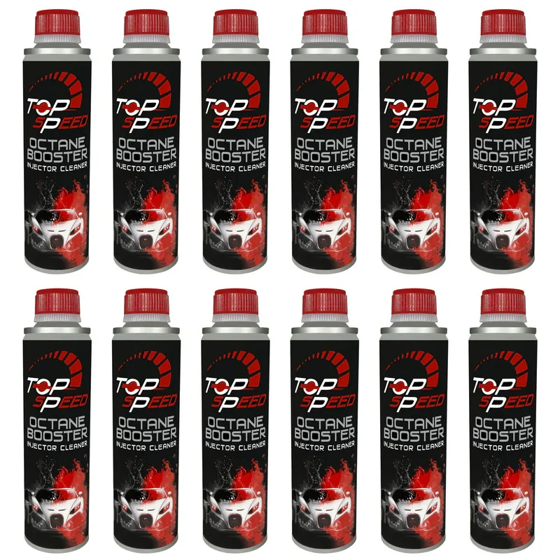 اُکتان بوستر و تمیز کننده انژکتور  تاپ اِسپید  کد T-20 حجم 300 میلی لیتر  بسته 12 عددی