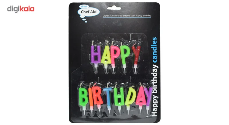 شمع تولد مدل Happy Birthday