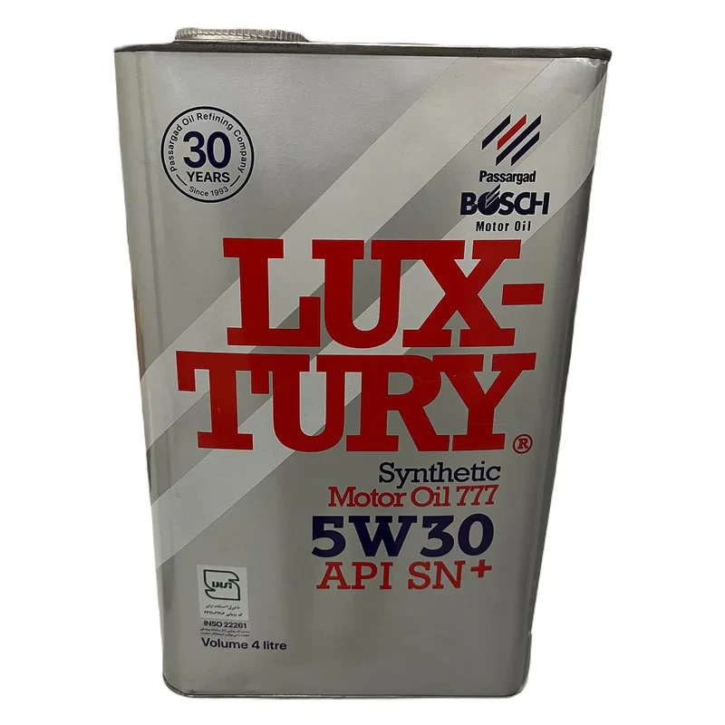 روغن موتور خودرو بوش مدل لاکچری 5W30 SN plus حجم 4 لیتر