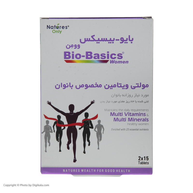 قرص مولتی ویتامین بایوبیسیکس وومن نیچرز اونلی بسته 30 عددی