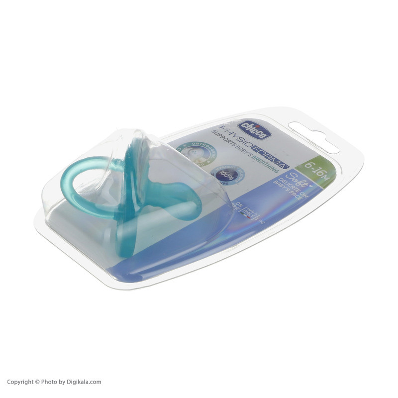 پستانک ارتودنسی چیکو مدل Silicone Physio Soft Soother 6-16m