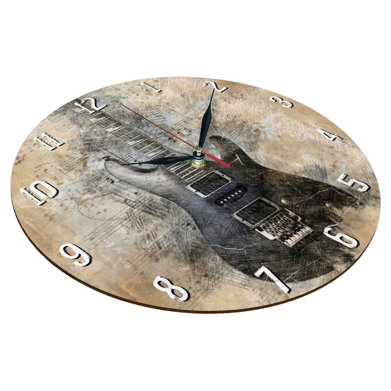 ساعت دیواری طرح گیتار کد 1301